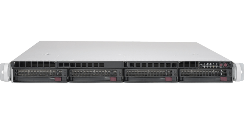 Сервер Supermicro SYS-6019 CSE-815 noCPU X11DPI-N 16хDDR4 softRaid IPMI 2х500W PSU Ethernet 2х1Gb/s 4х3,5" BPN SAS3-815TQ FCLGA3647 (3)