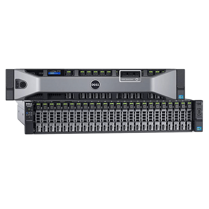 Сервер Dell PowerEdge R730 noCPU 24хDDR4 softRaid iDRAC 2х750W PSU Ethernet 4х1Gb/s 16х2,5" FCLGA2011-3